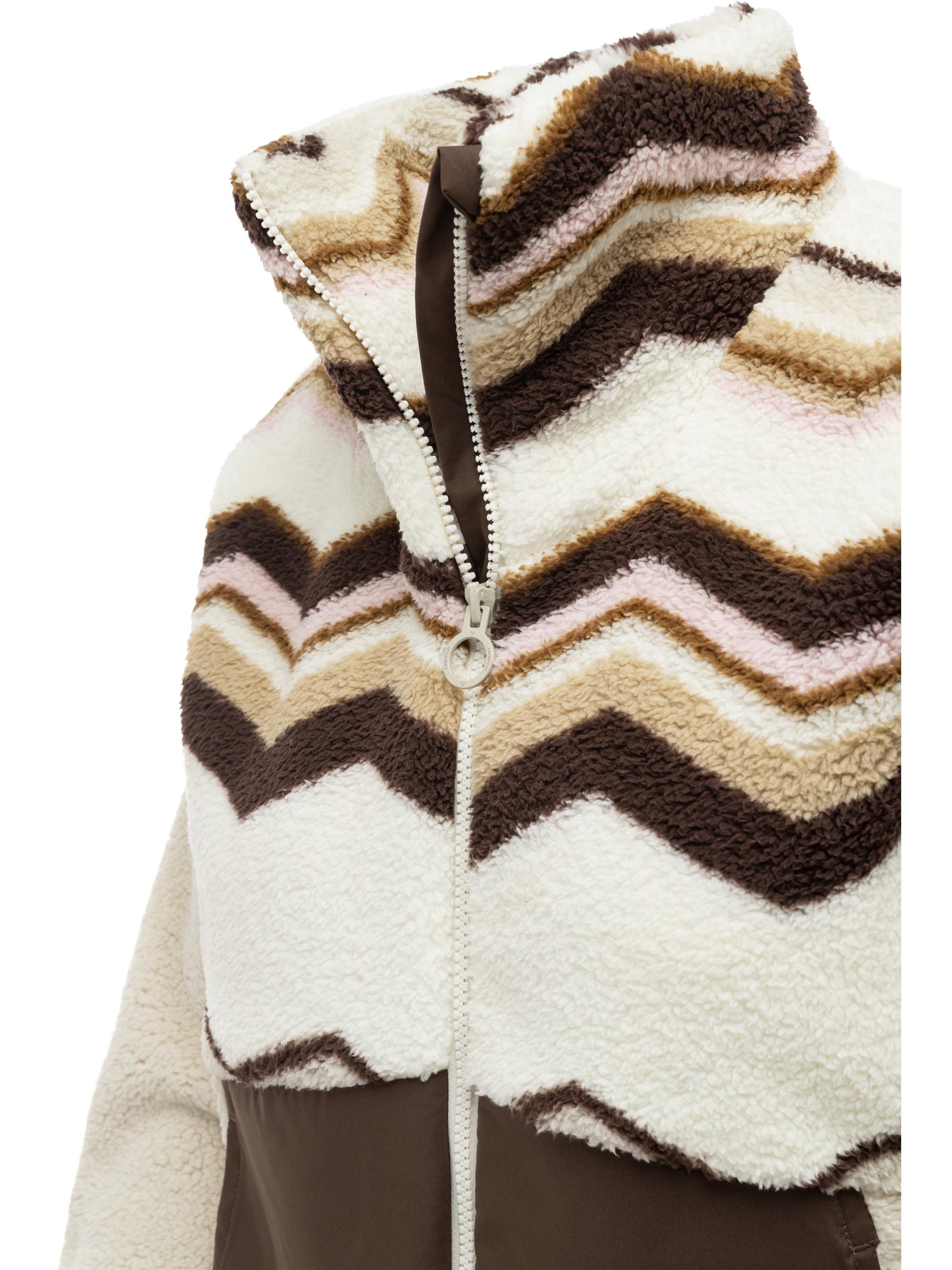 Ragwear Fleece jas 'Madaras' in Beige