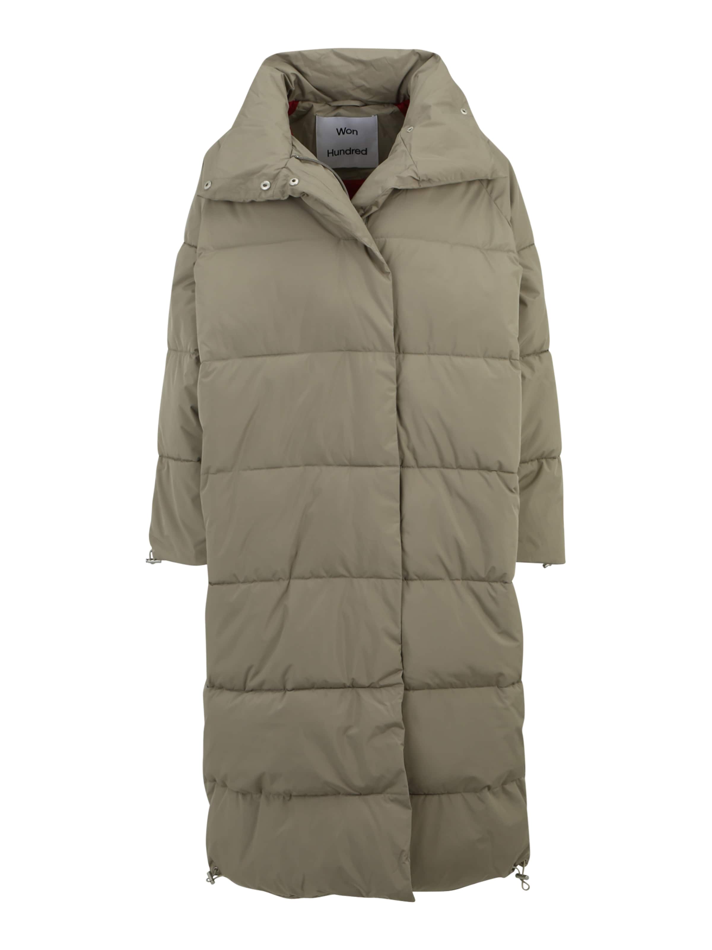 Cappotto invernale di Won Hundred in verde: frontale