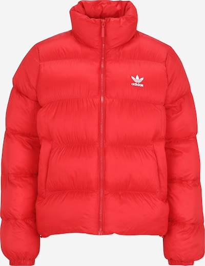 ADIDAS ORIGINALS Välikausitakki 'Adicolor' värissä punainen / valkoinen, Tuotenäkymä