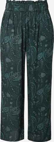 Studio Untold Wide Leg Hose in Grün: Vorderseite