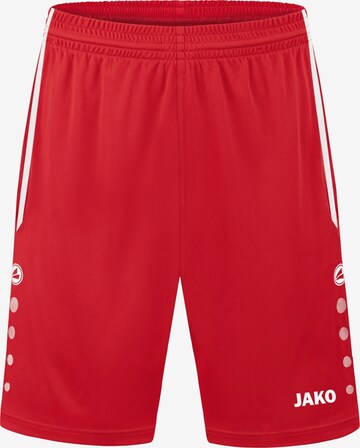 JAKO Regular Sportshorts in Rot: predná strana