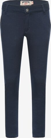 Coupe slim Pantalon BLUE EFFECT en bleu : devant