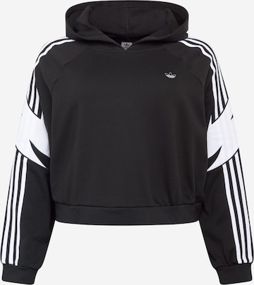 ADIDAS ORIGINALS Sportsweatshirt in Black: front