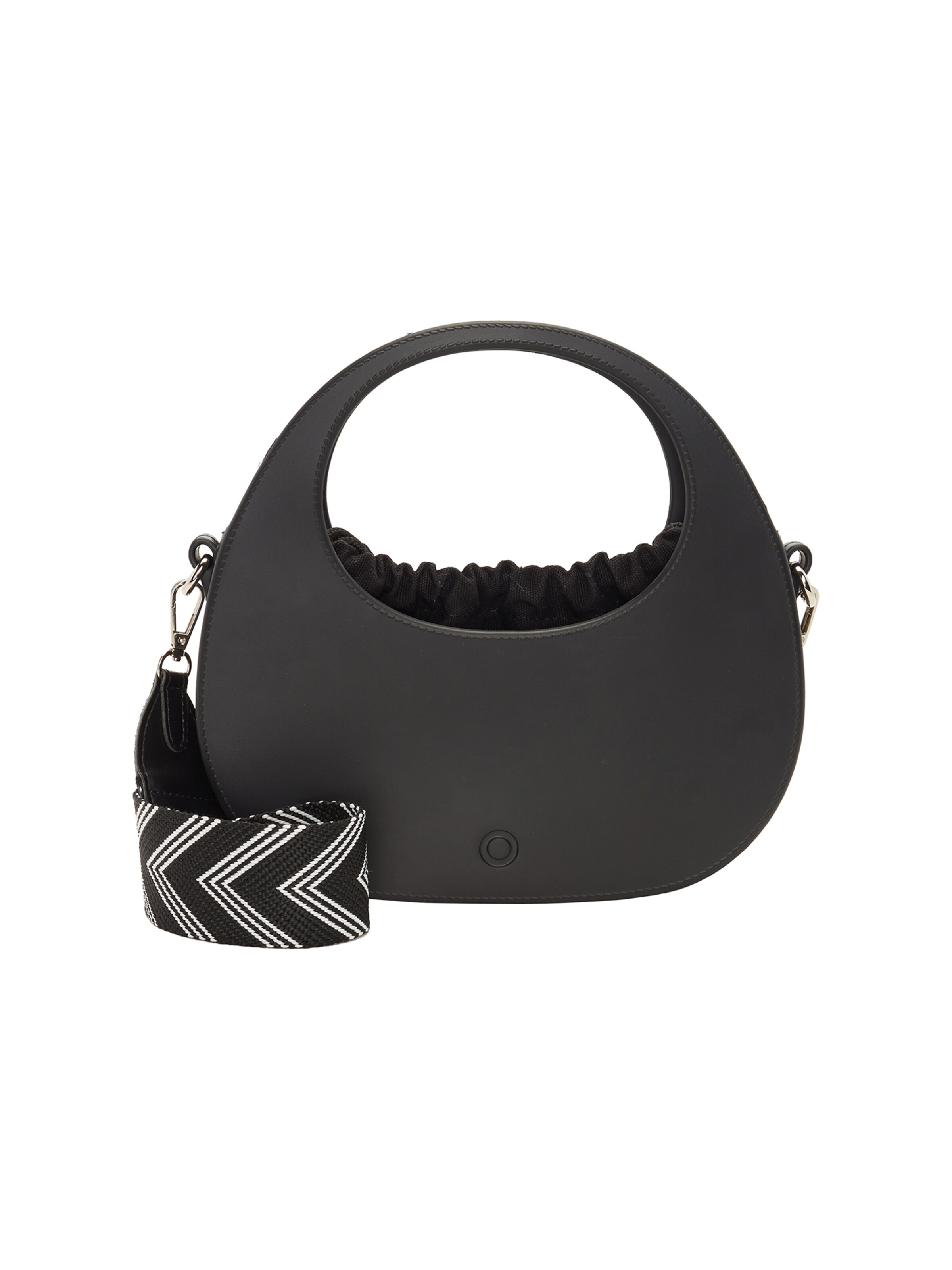 O bag Shoulder Bag in Black: front