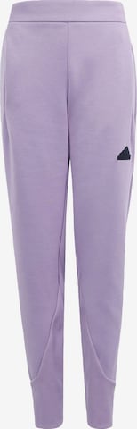 ADIDAS PERFORMANCE Regular Workout Pants 'Z.N.E.' in Purple