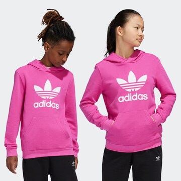ADIDAS ORIGINALS Sweatshirt 'Trefoil' in Pink: front