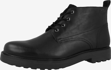 CLARKS Lace-Up Boots 'Chard Mid' in Black: front