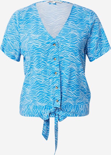 királykék / fehér TOM TAILOR DENIM Blúz, Termék nézet