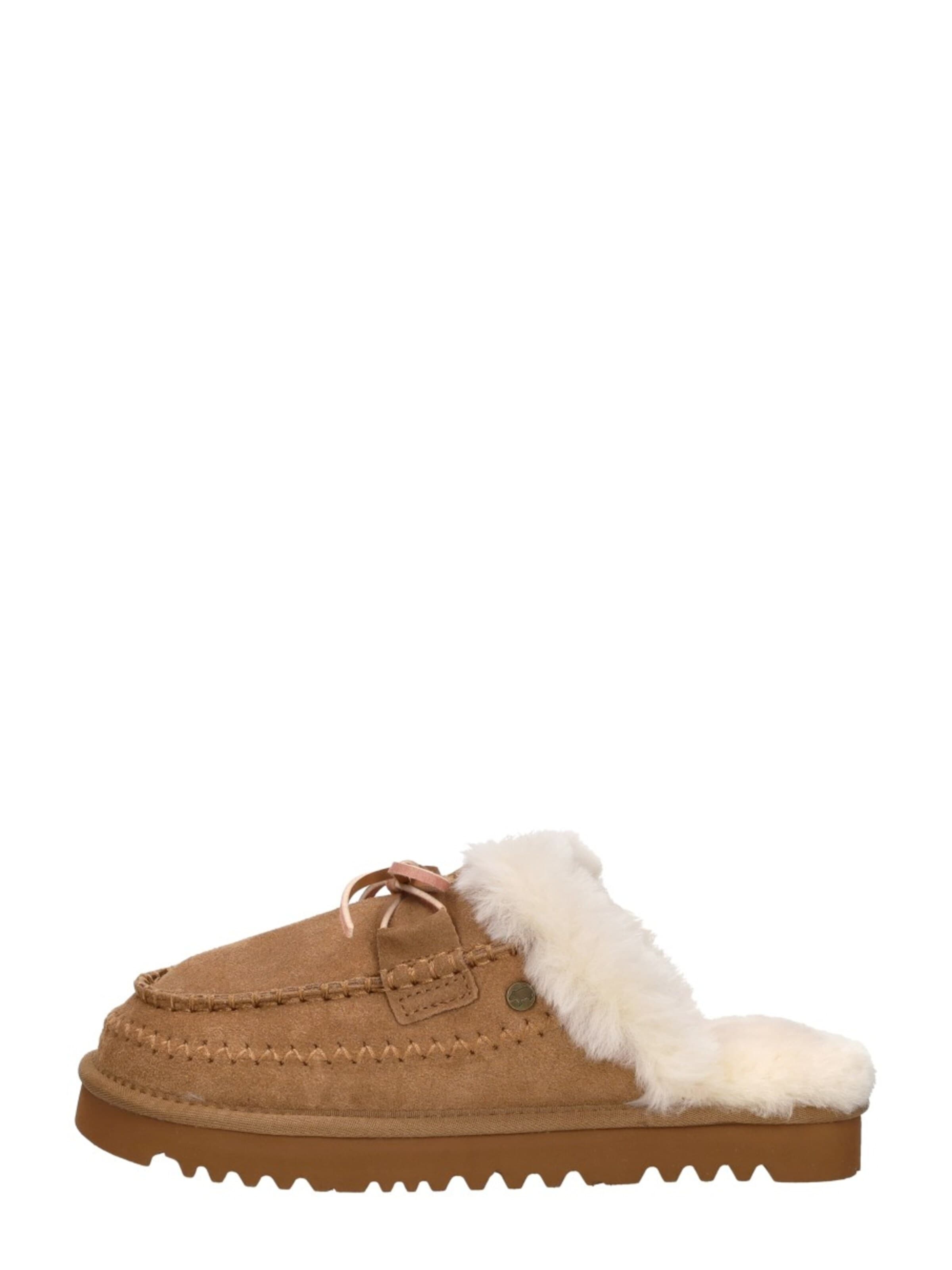 Warmbat Slippers 'Marra' in Brown: front