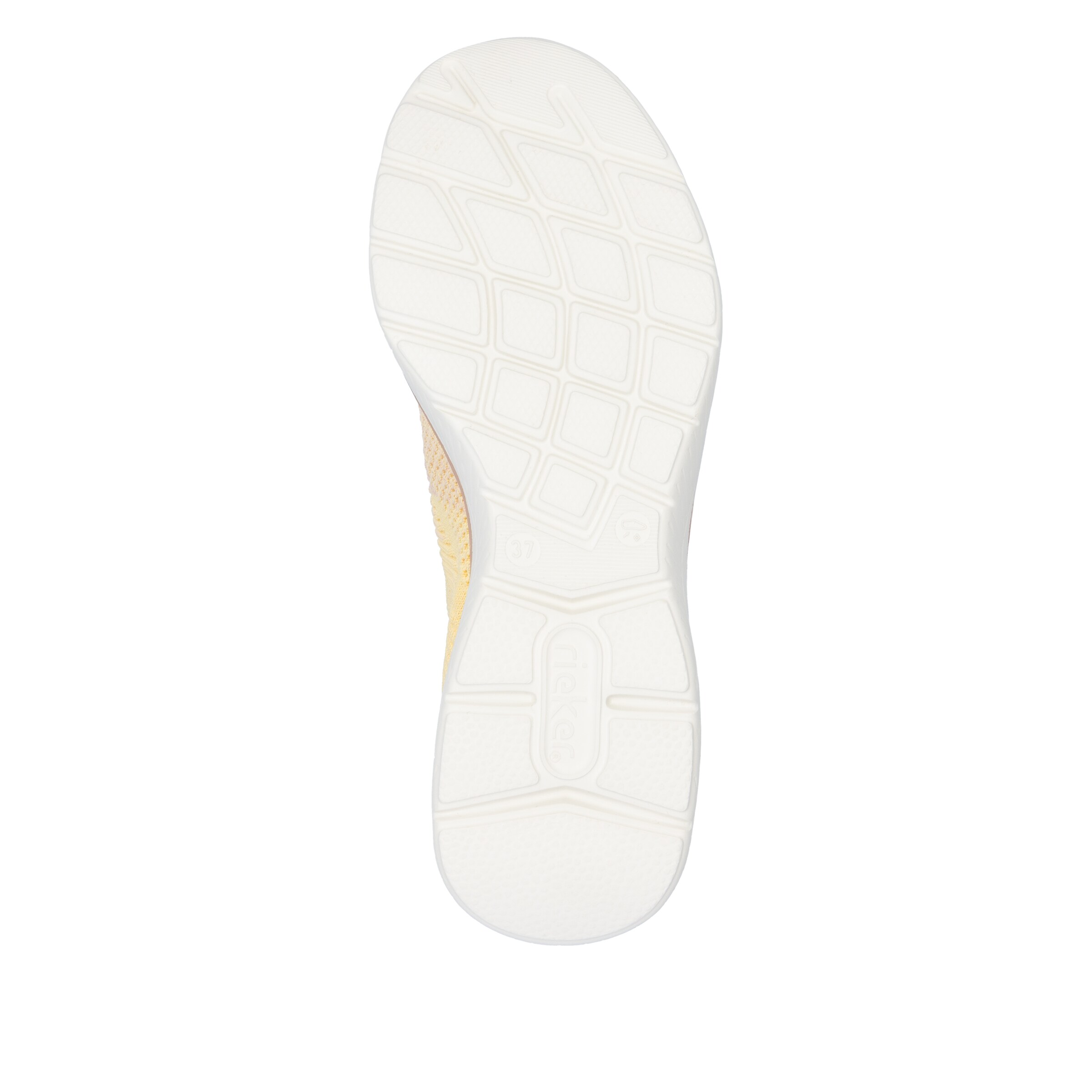 Baskets basses Rieker Sport en jaune