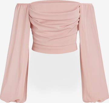 Chemisier Elara en rose : devant