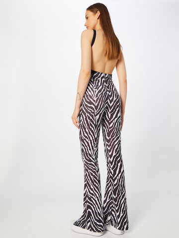 Nasty Gal Flared Leggings in Zwart