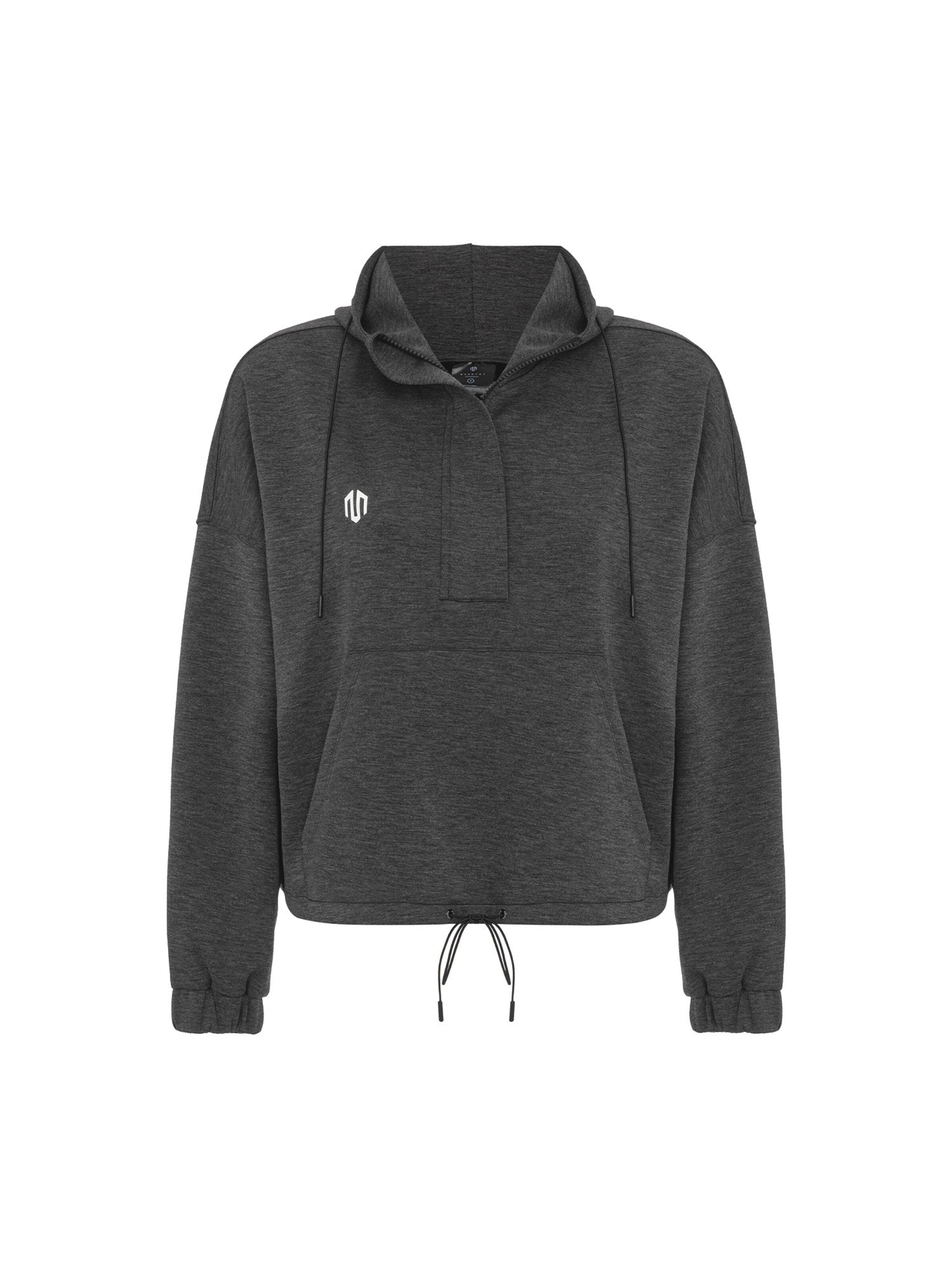 MOROTAI Oversizepullover 'OVERSIZED TRAVEL'‌‌‌‌‌‌‌‌ in Grau: Vorderseite