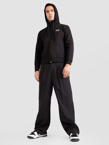 Giacca di felpa di EA7 Emporio Armani in nero