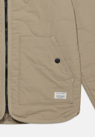 Jack & Jones Junior Between-Season Jacket 'JJAXEL' in Beige