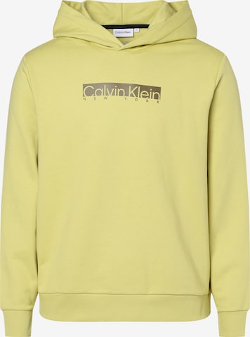 Calvin Klein Sweatshirt in Yellow: front