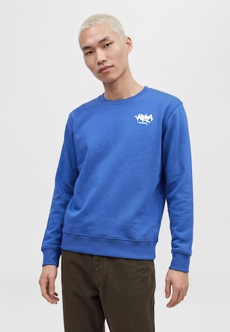 ALPHA INDUSTRIES Sweatshirt i blå