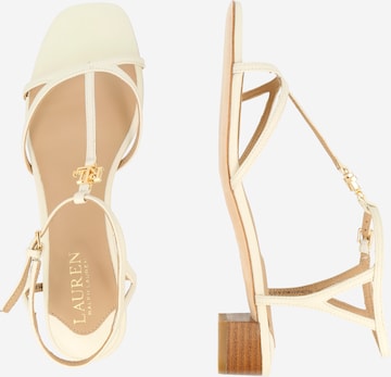 Lauren Ralph Lauren Strap sandal 'FALLON' in Beige