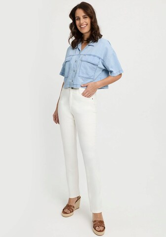 wonderjeans Slim fit Jeans in White: front