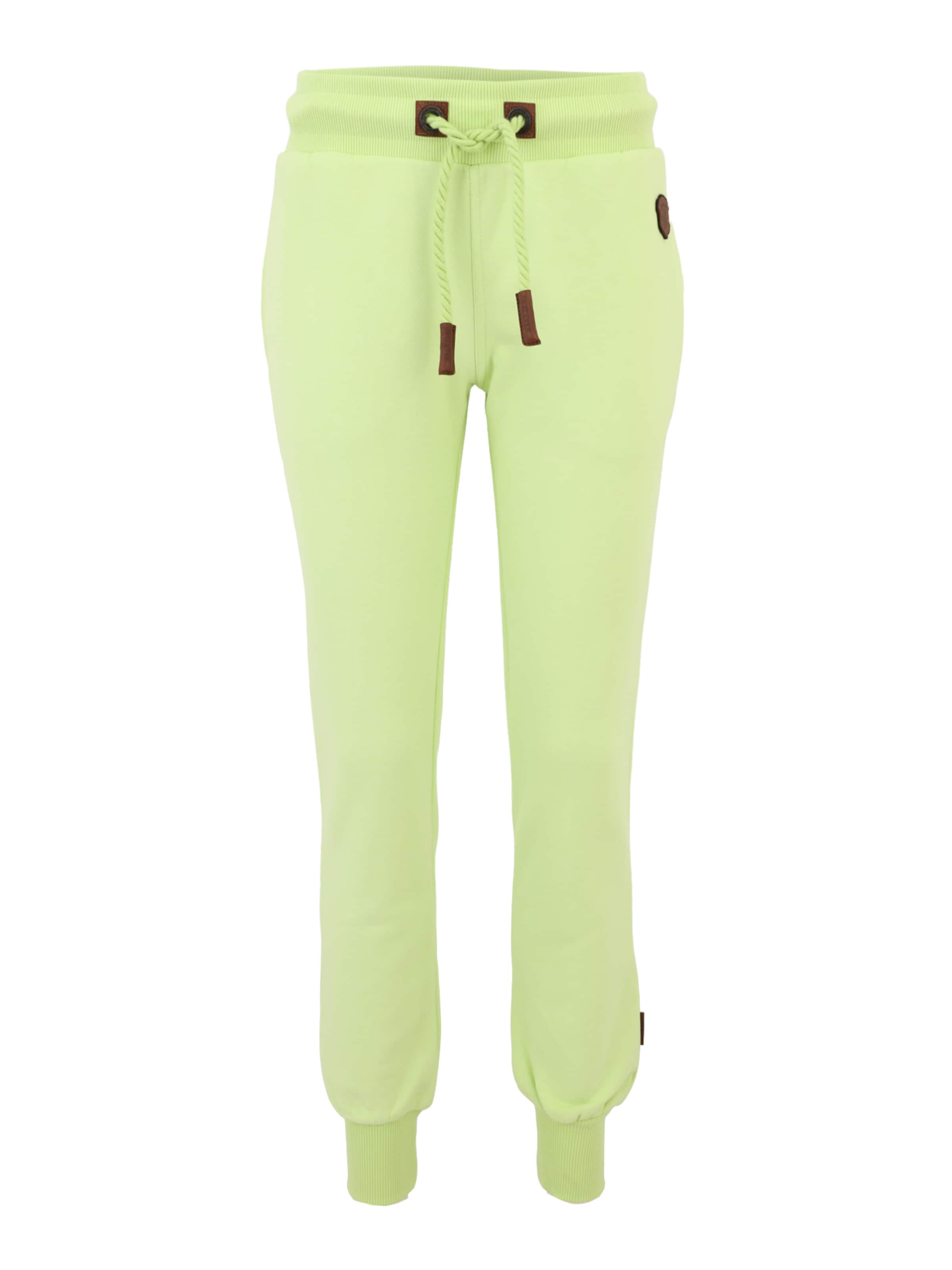 naketano Pants 'Deine Muttaaa' in Green: front
