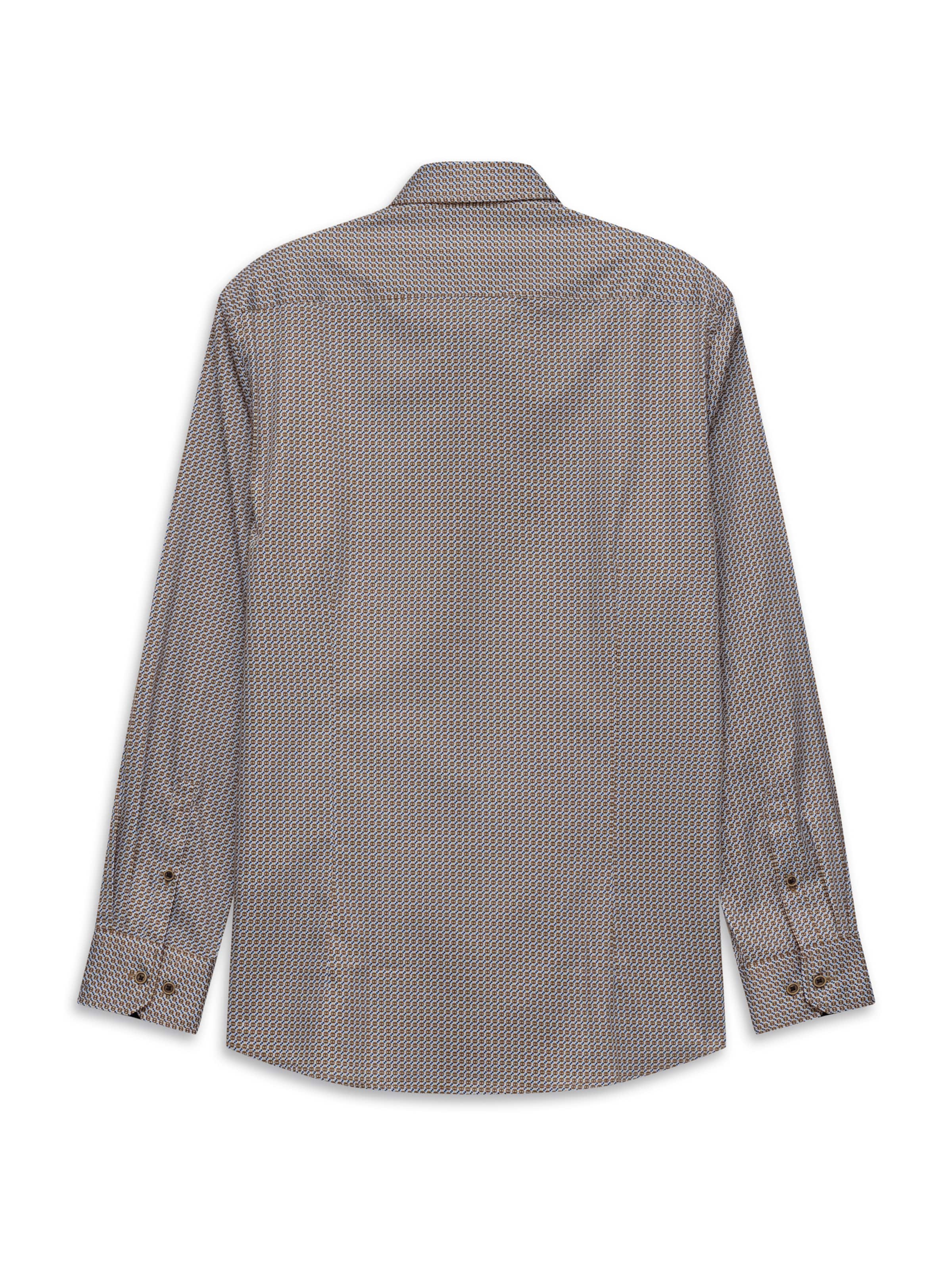 Regular fit Camicia di bugatti in marrone: frontale