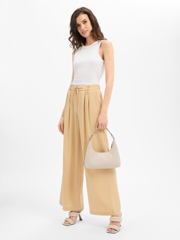 JOOP! Regular Bandplooibroek ' Palma ' in Beige