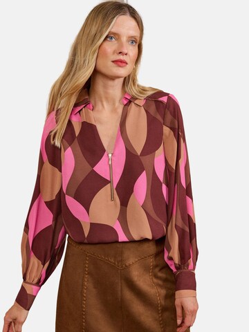 Camicia da donna di love & roses in rosa: frontale