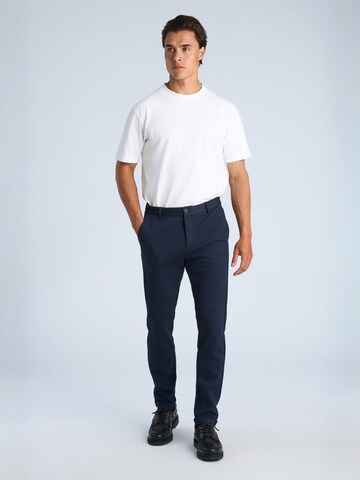 Lindbergh Slimfit Broek in Blauw
