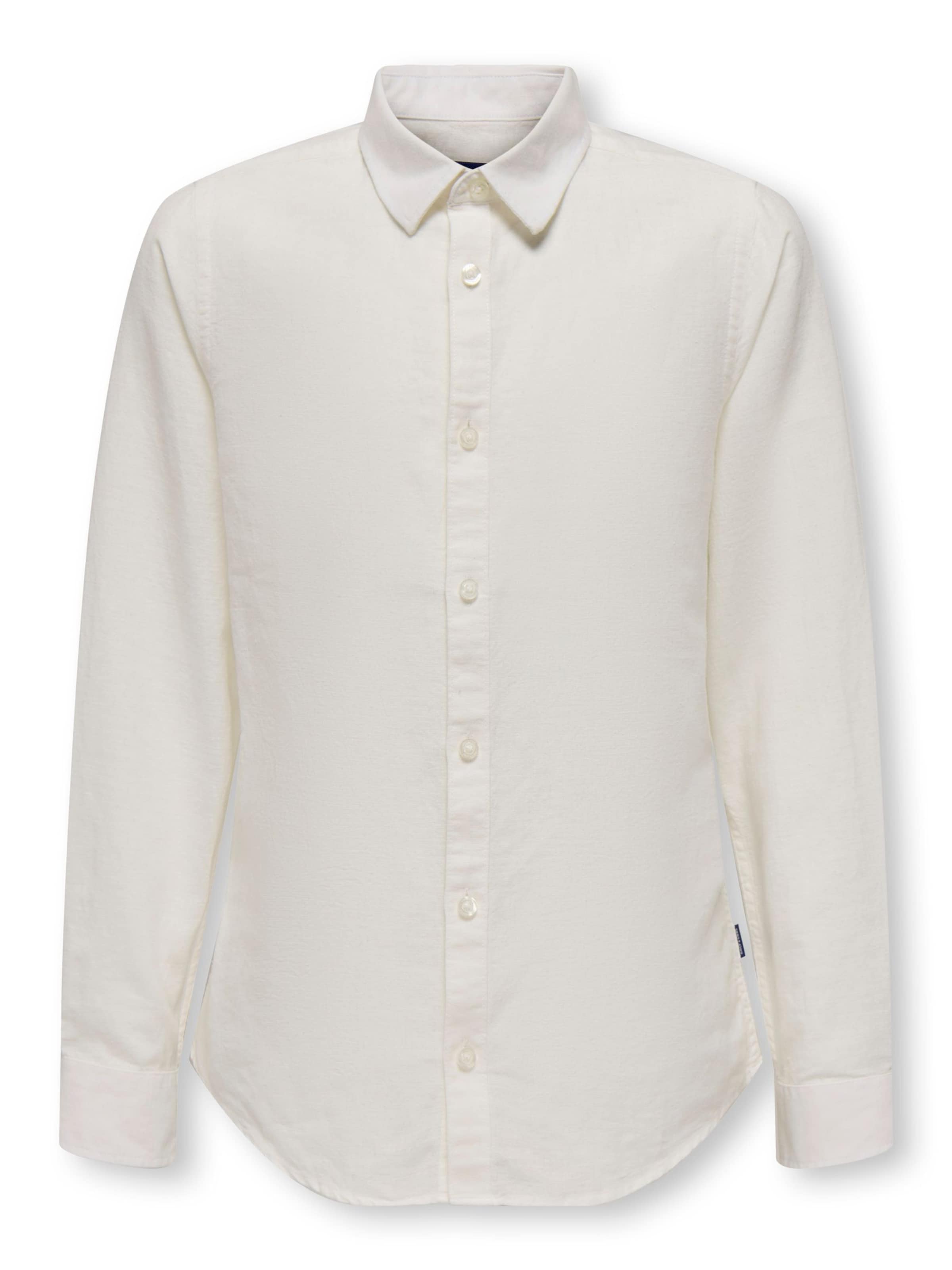 Only & Sons Junior Skjorte 'OSJCaiden' i hvid: forside
