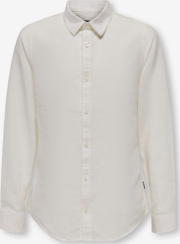 Only & Sons Junior Skjorte 'OSJCaiden' i hvid: forside