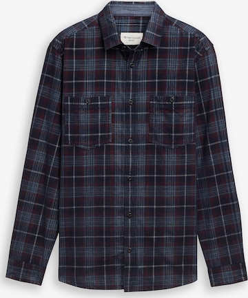 TOM TAILOR Regular Fit Hemd in Blau: Vorderseite