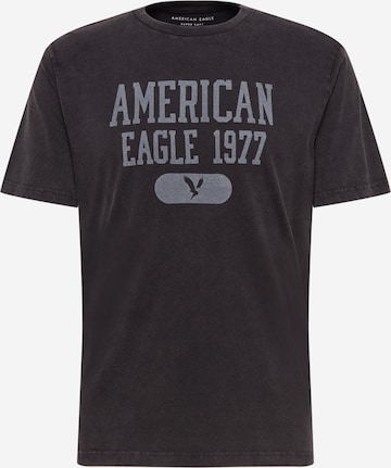 T-Shirt American Eagle en noir : devant