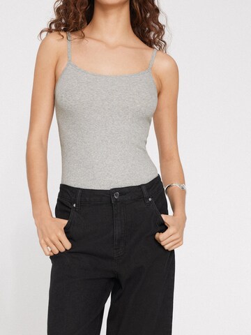 Tezenis Bodysuit 'Cotton Cutie' in Grey