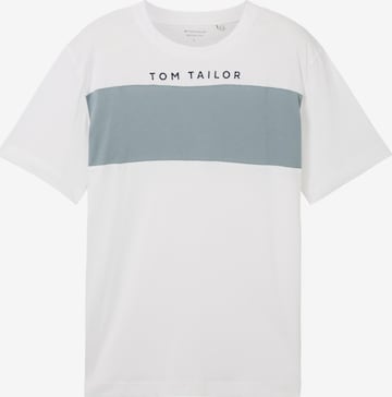 TOM TAILOR - Camiseta en blanco: frente