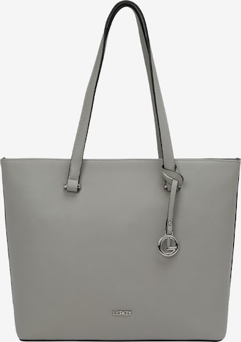 L.CREDI Shopper 'Filippa' in Grey: front