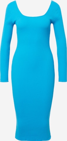 GLAMOROUS Knitted dress in Blue: front