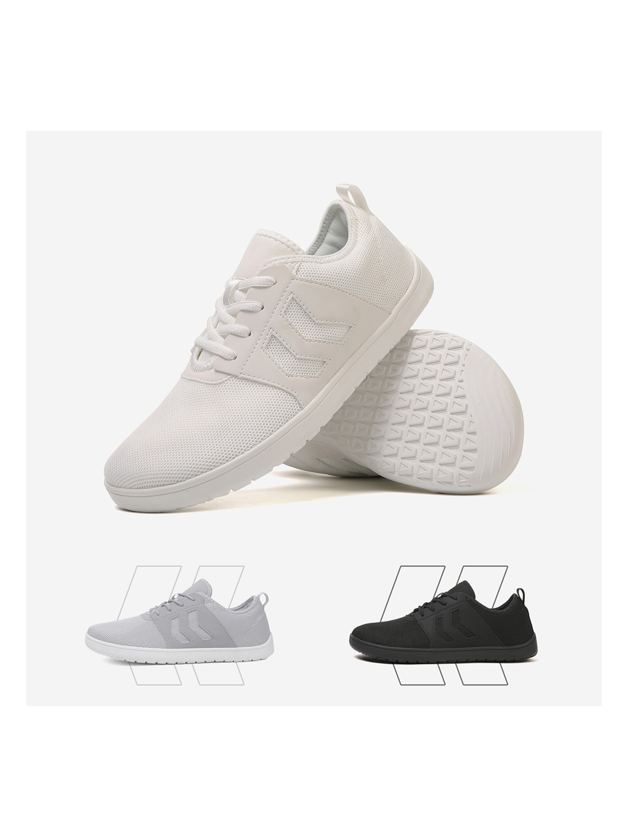 DOTALES Sneaker low 'DOTALES - EasyStep Barfußschuhe'‌‌‌‌ in Weiß: Vorderseite