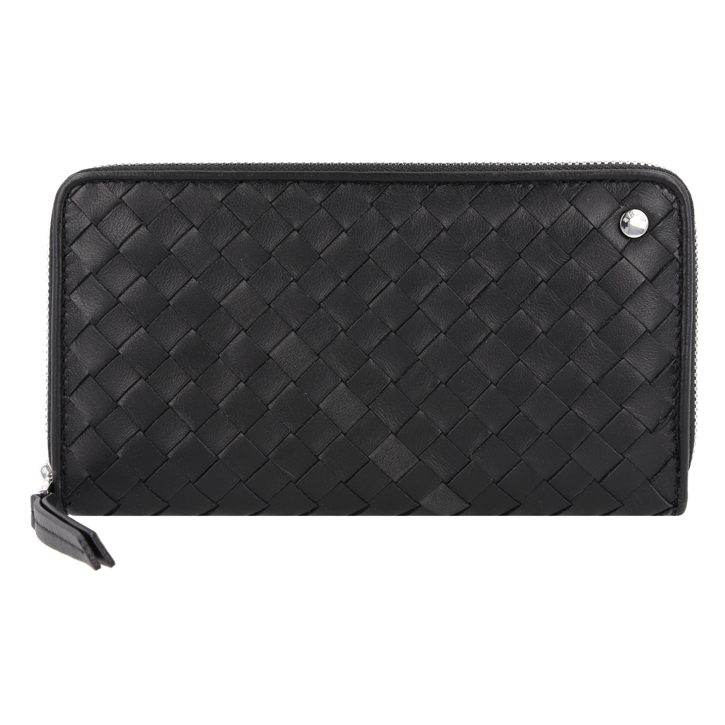 Portamonete 'Piuma' di ABRO in nero