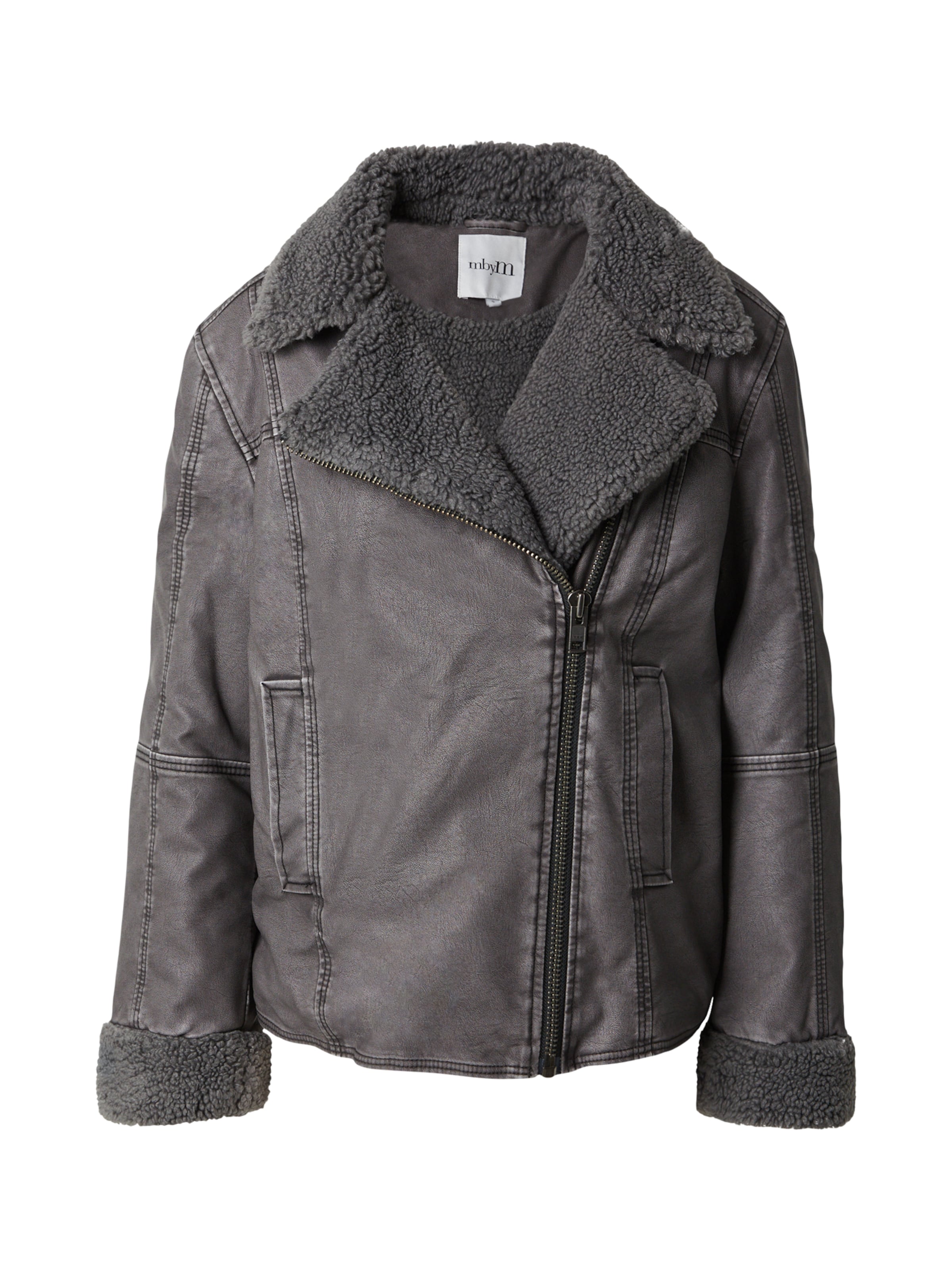 mbym Välikausitakki 'Sherlice-M' värissä musta: etupuoli