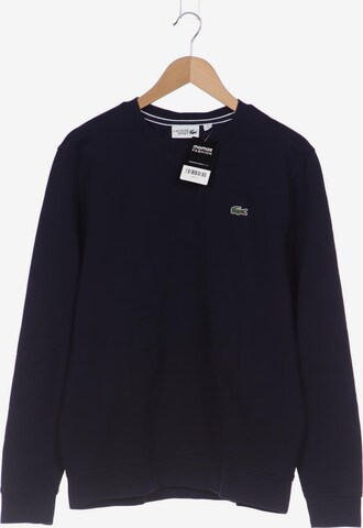 Lacoste Sport Sweatshirt & Zip-Up Hoodie in L in Blue: front