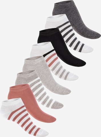 footstar Ankle Socks 'Ringel' in Orange: front