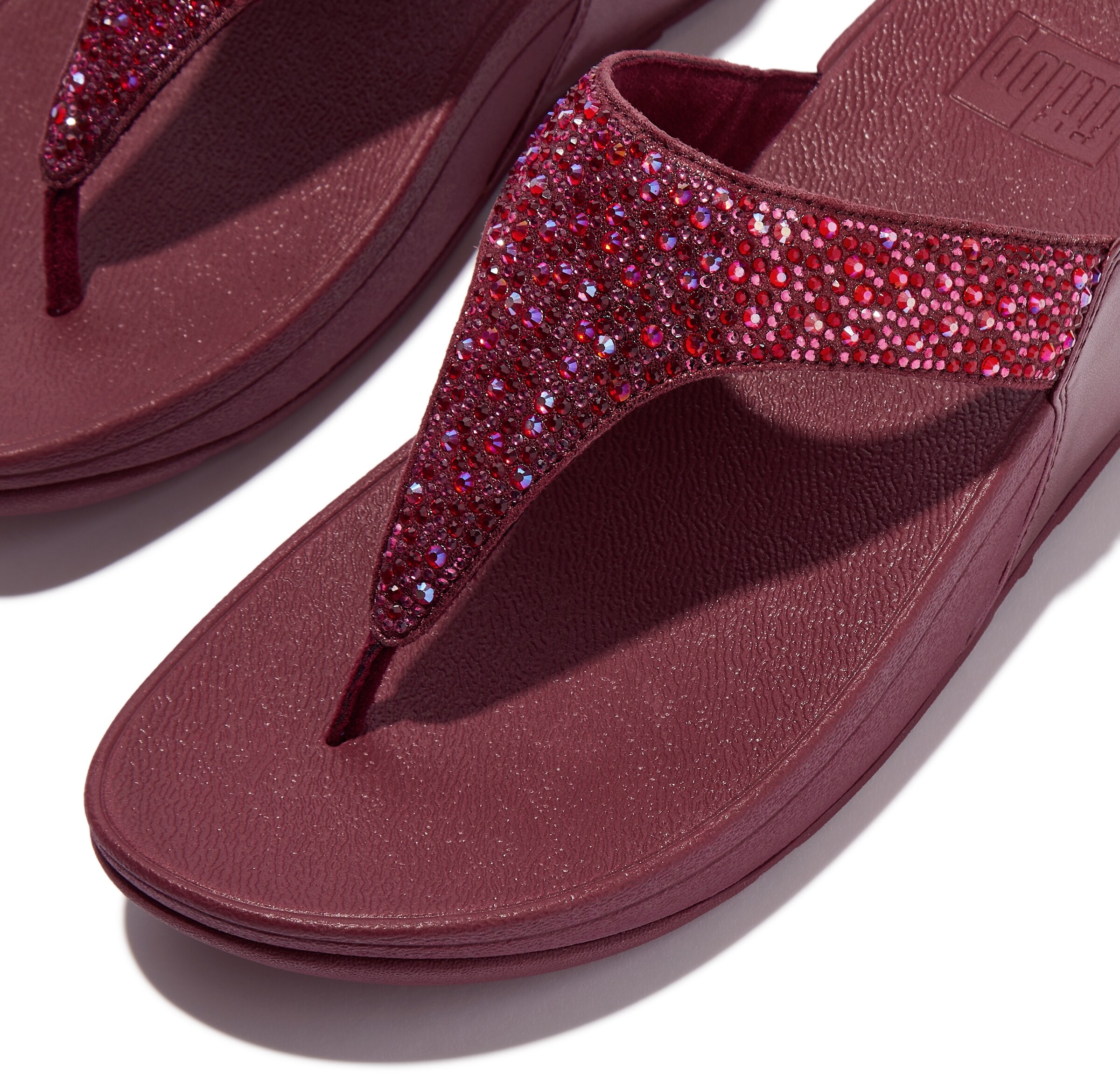 FitFlop T-Bar Sandals in Red