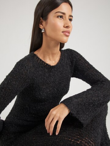Abito in maglia di TOPSHOP in nero