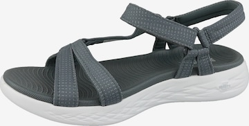 SKECHERS Sandaal 'Skechers On the GO 600 - Brilliancy' in Grijs: voorkant