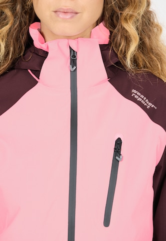Weather Report Outdoor jacket 'CAMELIA' in Pink