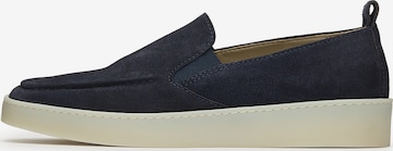 LOTTUSSE Classic Flats in Blue: front