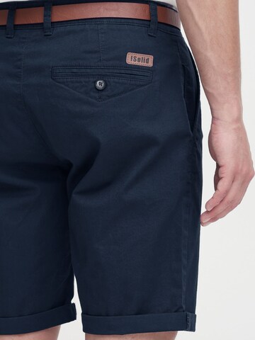 !Solid Regular Chinoshorts 'Montijo' in Blau