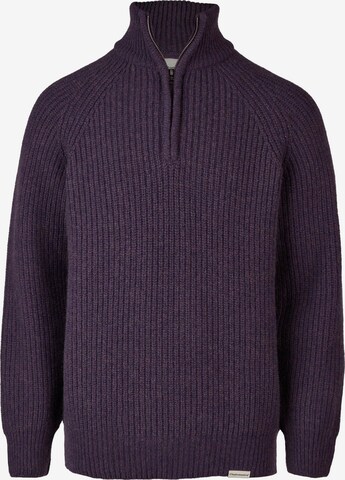 Cleptomanicx Pullover 'Ribber Troyer' in Lila: Vorderseite