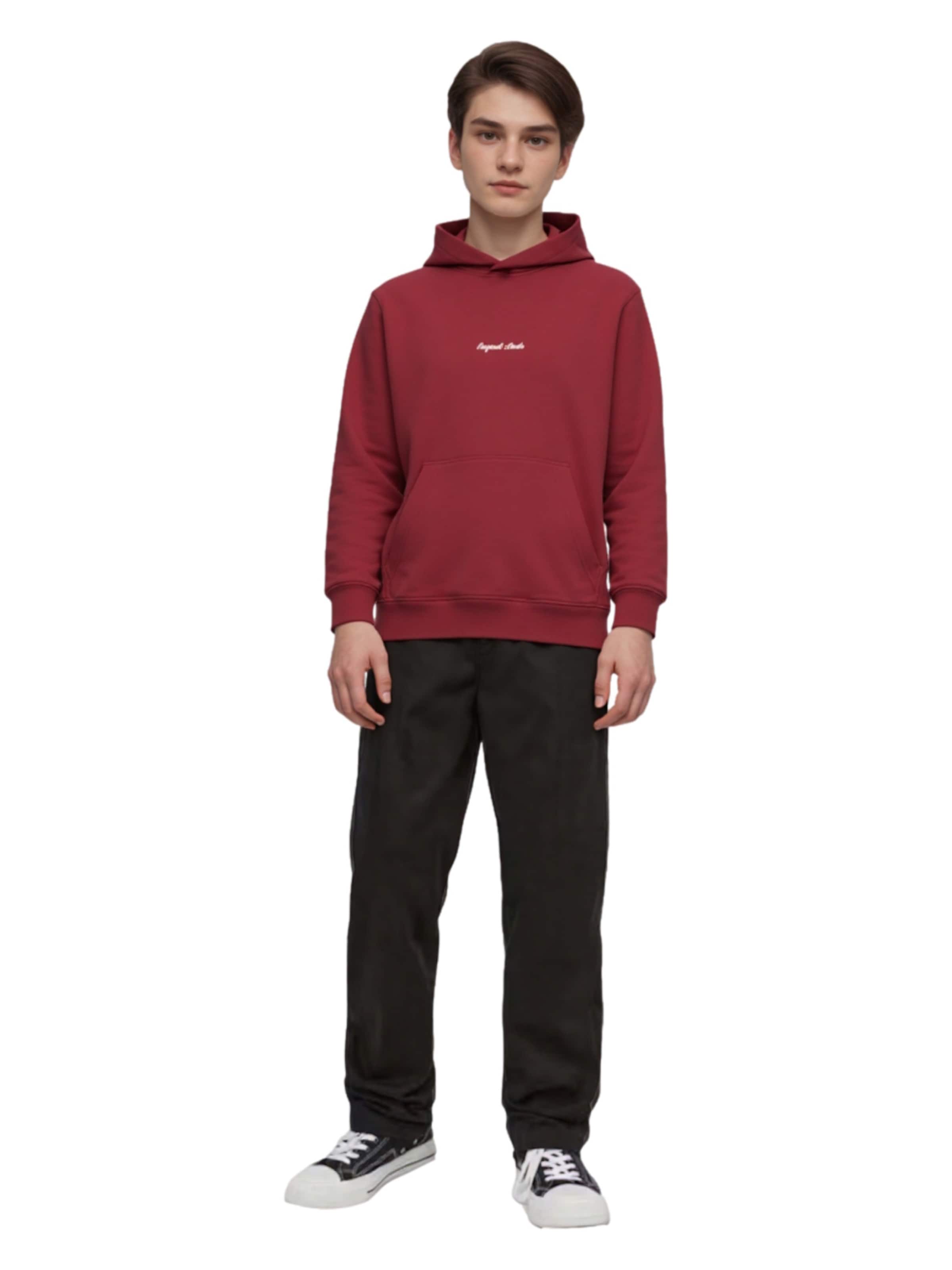 Jack & Jones Junior - Sudadera 'Norrebro' en rojo