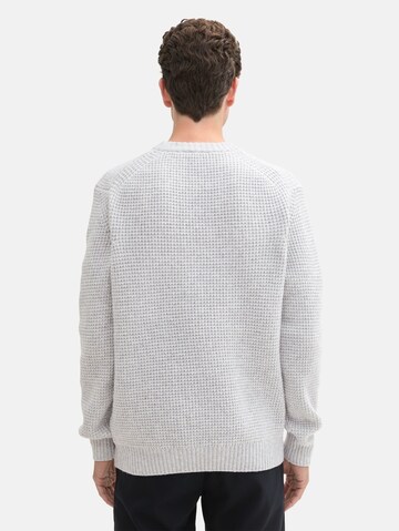 TOM TAILOR Strickpullover in Grau